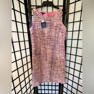 RSVP by Talbot's Pink Tweed Dress NWT
